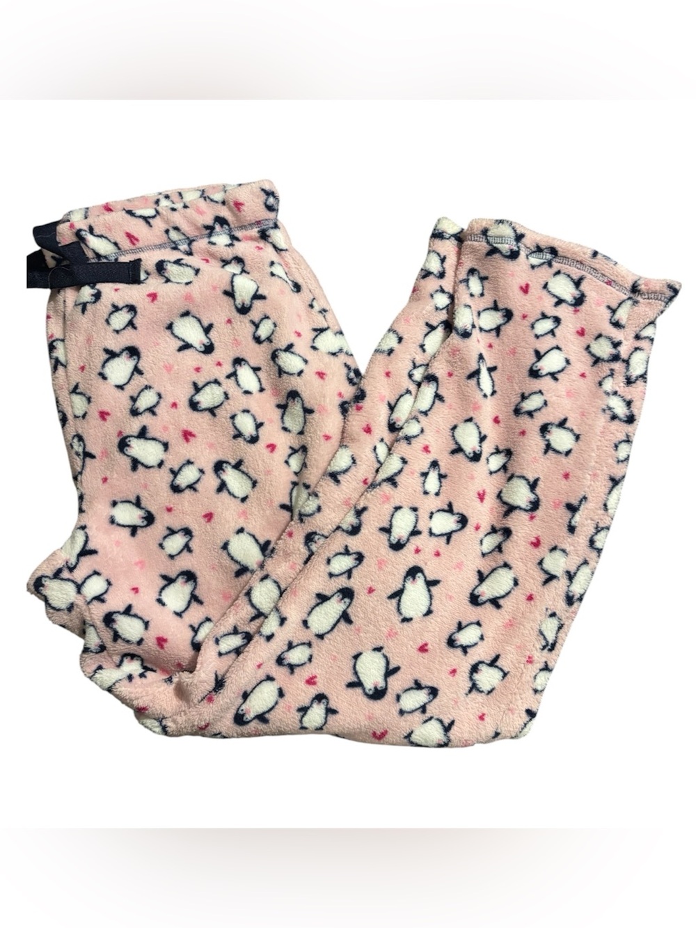 🧳🧳Pink Penguin Fleece Pajama Pants